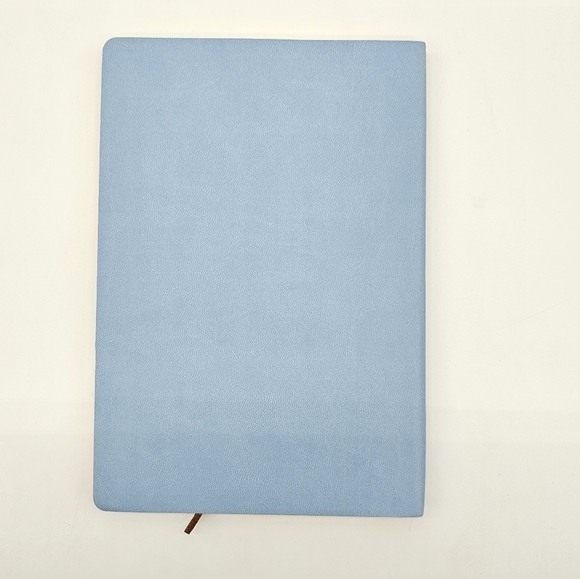 Tree of Life Faux Leather Journal Bamboo Pen Inspirational Bookmark Set Blue - Picture 3 of 12